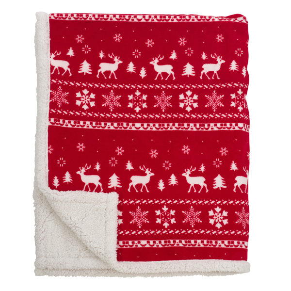 Leather White Christmas Blankets & Throws You'll Love Wayfair